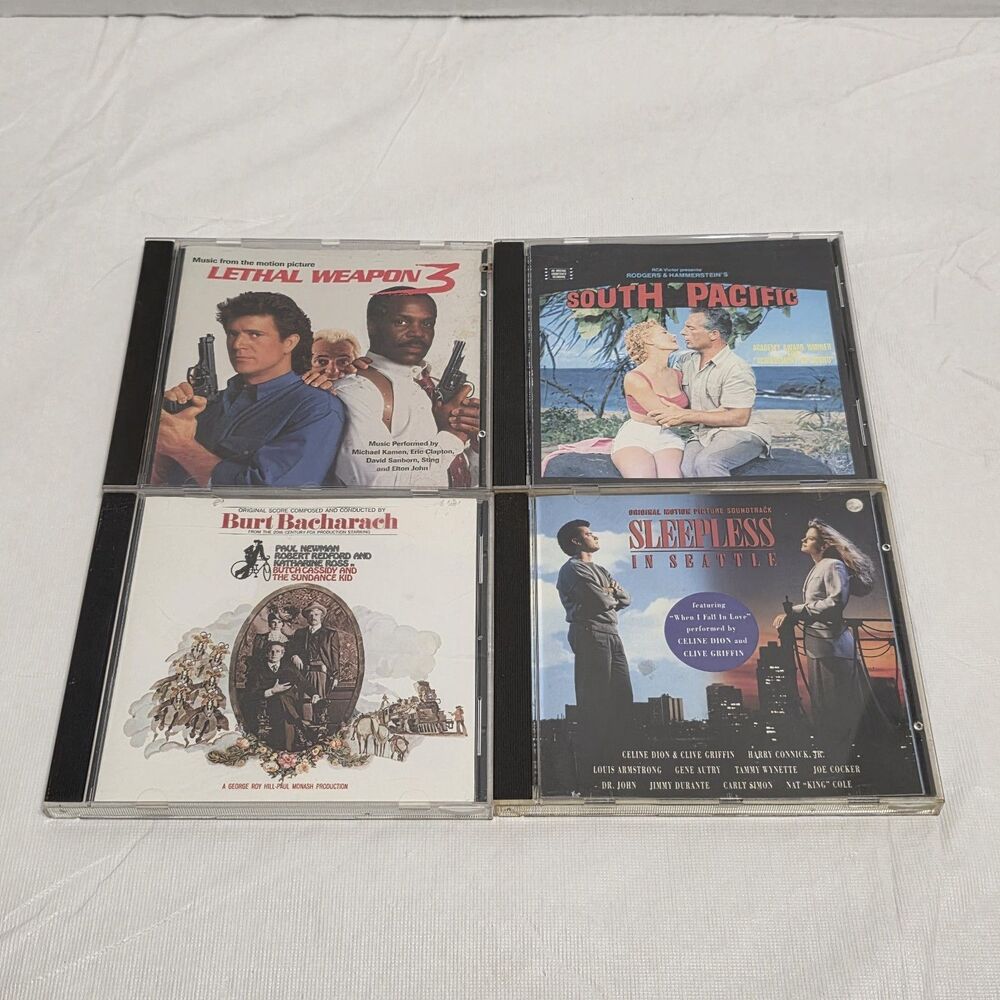 Four Soundtrack CDs (4) Lethal Weapon, Sleepless in Seattle